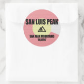 San Luis Peak Ronde Sticker (Tas)
