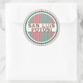 San Luis Potosi City Pride Embleem Mexicaanse Iden Ronde Sticker (Tas)