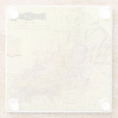 San Luis Potosi Glazen Onderzetter (Achterkant)