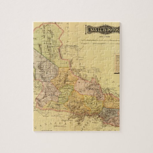 San Luis Potosi Legpuzzel (Verticaal)