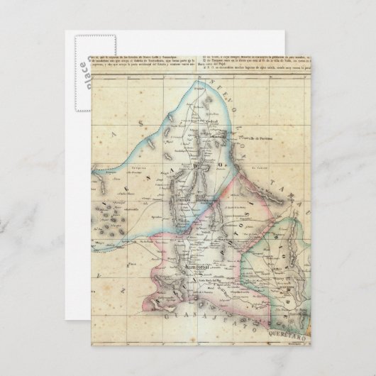 San Luis Potosi, Mexico 2 Briefkaart (Voorkant / Achterkant)