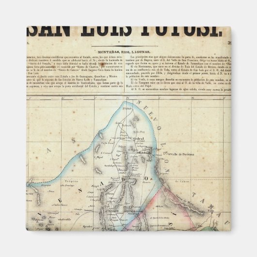 San Luis Potosi, Mexico 2 Magneet (Voorkant)