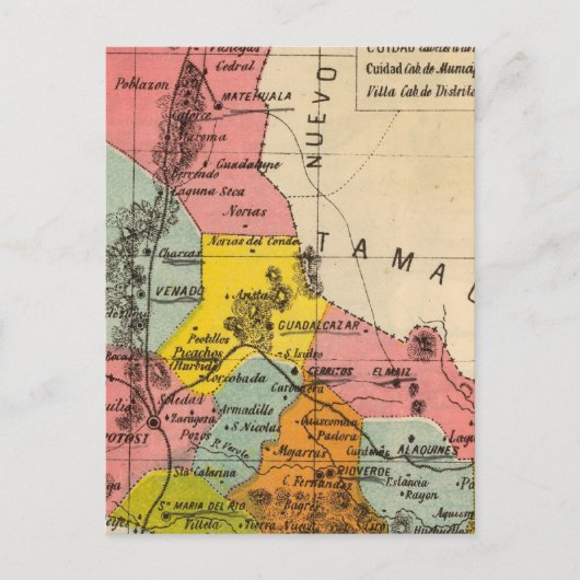 San Luis Potosi, Mexico Briefkaart (Voorkant)