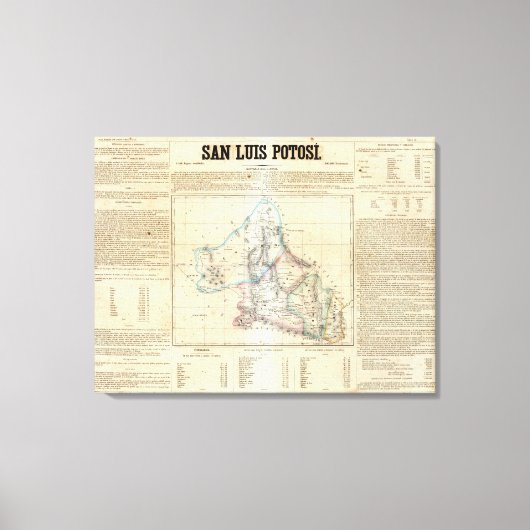 San Luis Potosi, Mexico Canvas Afdruk (Voorkant)