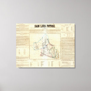 San Luis Potosi, Mexico Canvas Afdruk