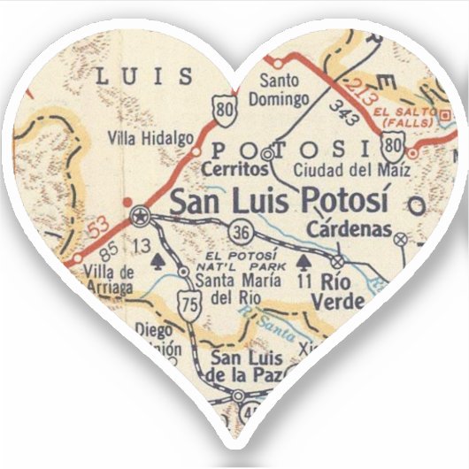 San Luis Potosi MX Sticker (Voorkant)