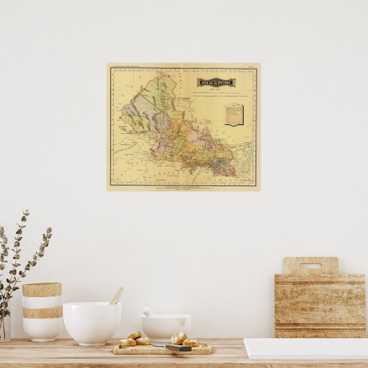 San Luis Potosi Poster (Keuken)