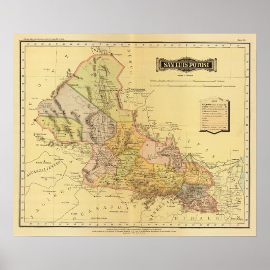 San Luis Potosi Poster (Voorkant)