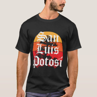 San Luis Potosi Stad Mexico Oud Engels Chola T-shirt