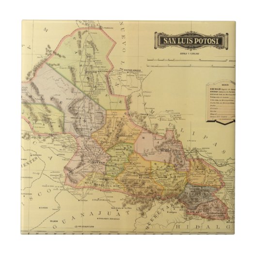 San Luis Potosi Tegeltje (Voorkant)