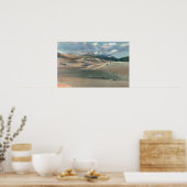 San Luis Valley, Colorado - Great Sand Dunes Poster (Keuken)