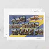 San Luis Valley, Colorado - Grote Letter Briefkaart (Voorkant / Achterkant)