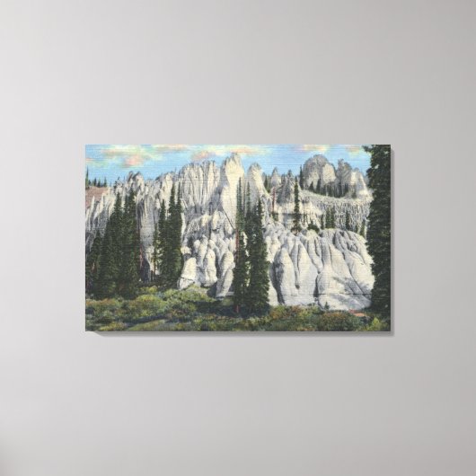 San Luis Valley, Colorado - Wheeler National Canvas Afdruk (Voorkant)