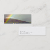 San Luis Valley na de regen Mini Visitekaartje (Voorkant / Achterkant)