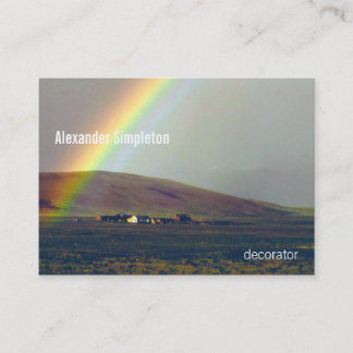San Luis Valley na de regen Visitekaartje
