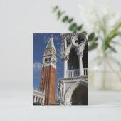 San Marco Bell Tower in het briefkaart van Venetië (Staand voorkant)