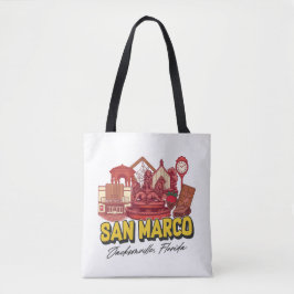 San Marco Buurt Canvas tas