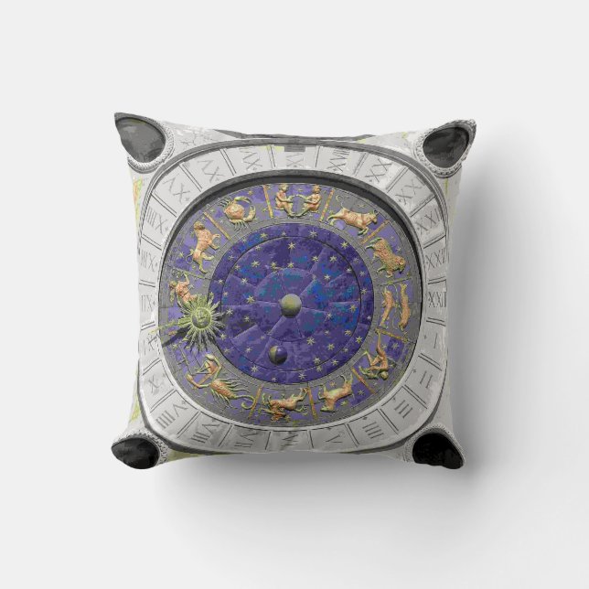 San Marco Clocktower's zodiac Kussen (Voorkant)