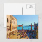 San Marco Piazza - Venezia Italia Briefkaart (Voorkant / Achterkant)