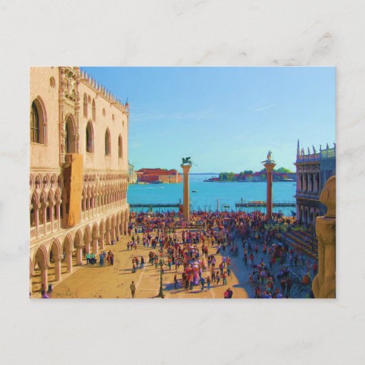 San Marco Piazza - Venezia Italia Briefkaart (Voorkant)