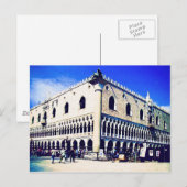 San Marco Square, briefkaart van Venetië (Voorkant / Achterkant)