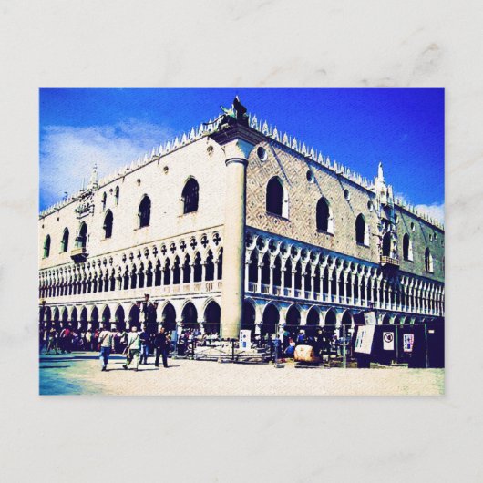 San Marco Square, briefkaart van Venetië (Voorkant)
