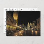 San Marco Square, Venetië Italië (05:30) Briefkaart (Voorkant / Achterkant)