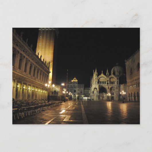 San Marco Square, Venetië Italië (05:30) Briefkaart (Voorkant)