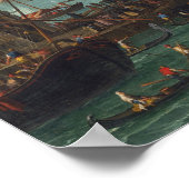 San Marco, Venetië - Antonio Joli Fine Art Poster (Hoek)