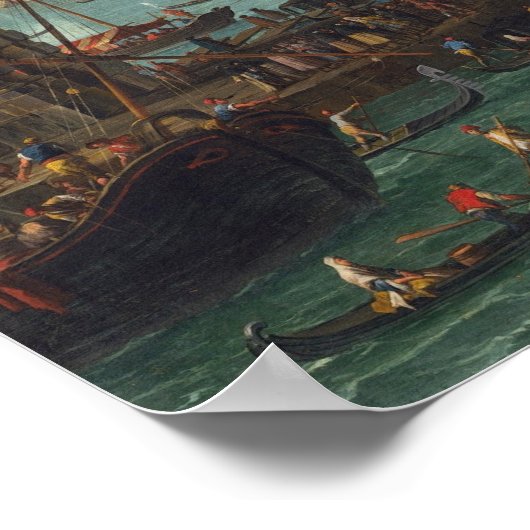 San Marco, Venetië - Antonio Joli Fine Art Poster (Hoek)