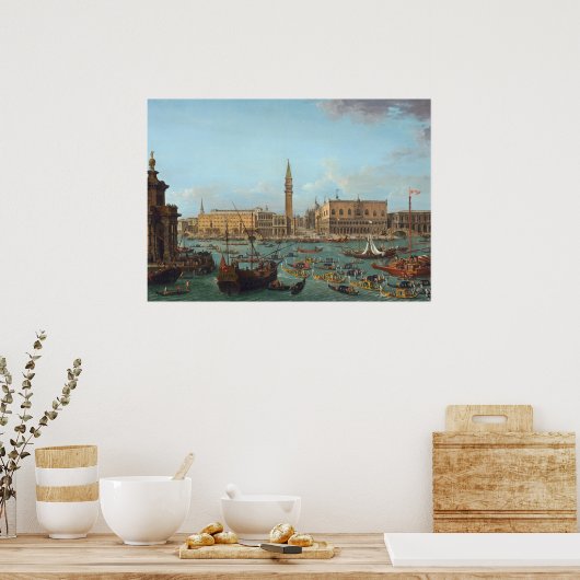 San Marco, Venetië - Antonio Joli Fine Art Poster (Keuken)