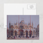 San Marco, Venetië, gegraveerd door Brizeghel (lit Briefkaart (Voorkant / Achterkant)