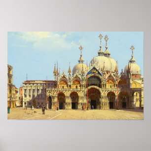 San Marcoplein, Venetië Antonietta Brandeis Poster