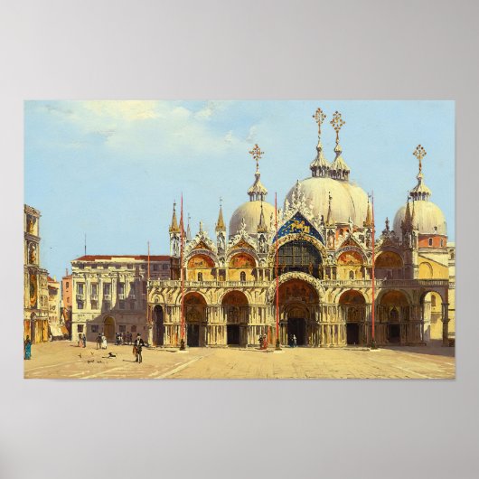 San Marcoplein, Venetië Antonietta Brandeis Poster (Voorkant)