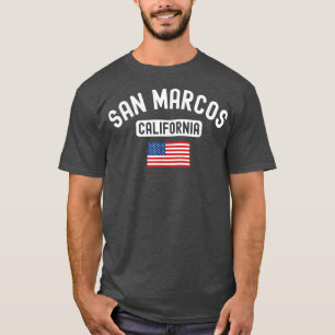San Marcos California Vlag Cali Beer S T-shirt