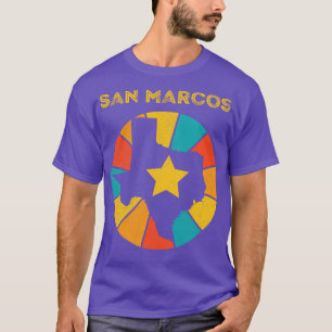 San Marcos Texas Vintage Verdrietig Souvenir 1 T-shirt