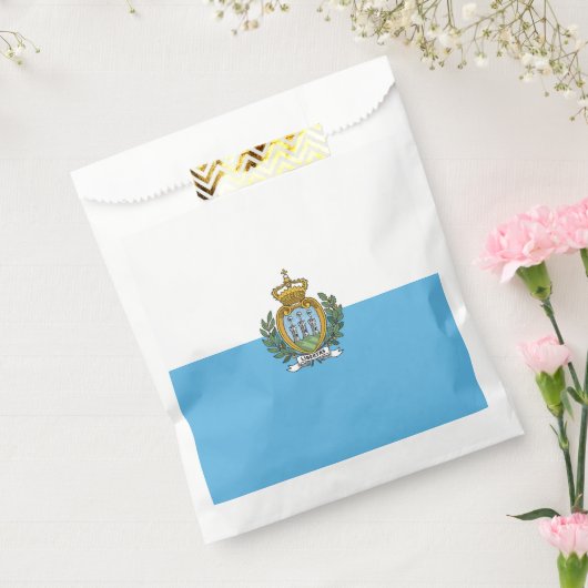 San-Marinese vlag Bedankzakje (Gezegeld)