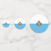 San-Marinese vlag Confetti (Voorkanten)