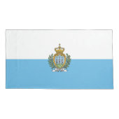 San-Marinese vlag Kussensloop (Achterkant)