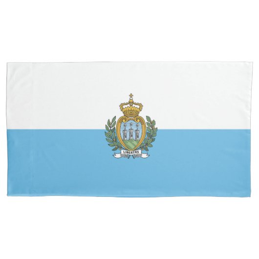 San-Marinese vlag Kussensloop (Voorkant)