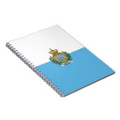 San-Marinese vlag Notitieboek (Rechterzijde)