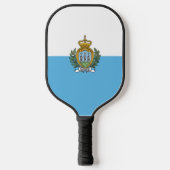 San-Marinese vlag Pickleball Paddle (Voorkant)