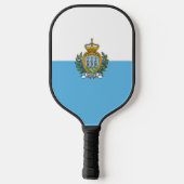 San-Marinese vlag Pickleball Paddle (Achterkant)
