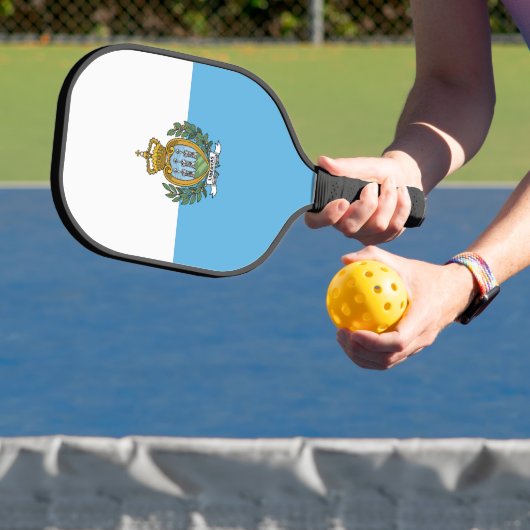 San-Marinese vlag Pickleball Paddle (Insitu)