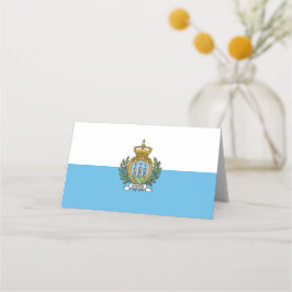 San-Marinese vlag Plaatskaartje