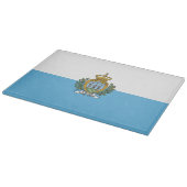 San-Marinese vlag Snijplank (Hoek)