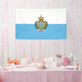 San-Marinese vlag Spandoek