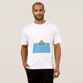 San-Marinese vlag T-shirt (Voorkant volledig)