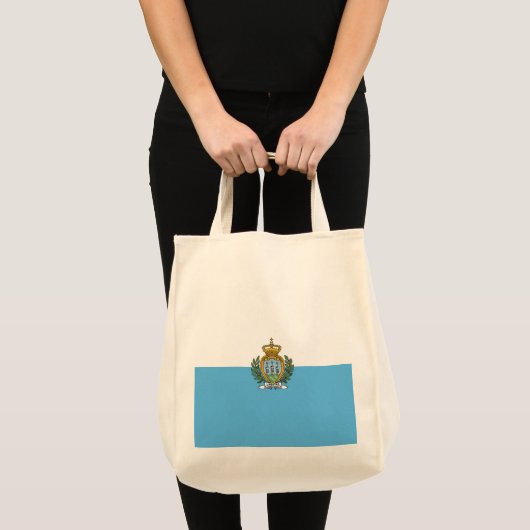 San-Marinese vlag Tote Bag (Voorkant (product))