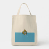San-Marinese vlag Tote Bag (Achterkant)